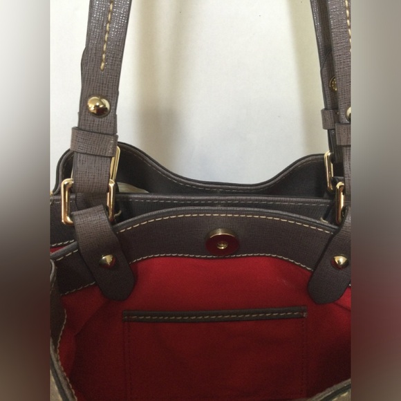 Dooney and Bourke Grey Shoulder Bag - Picture 10 of 16